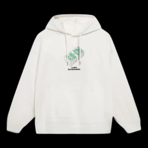 Li-Ning x Phil Hackett Graphic Hoodie 'White'