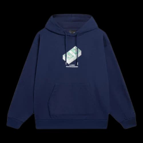 Li-Ning x Phil Hackett Graphic Hoodie 'Navy'