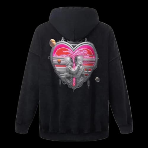 Li-Ning Valentine's Day Graphic Hoodie 'Black'
