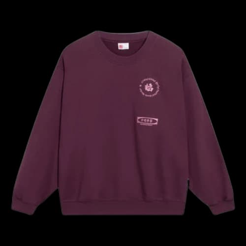 Li-Ning Spring Graphic Sweatshirt 'Plum'