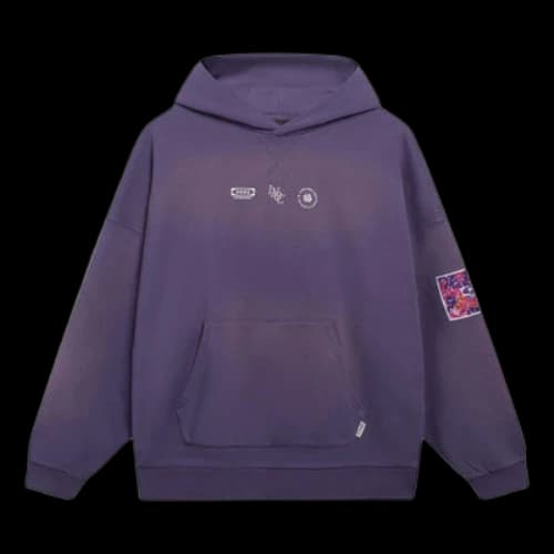 Li-Ning Chinese Culture Graphic Hoodie 'Washed Purple'