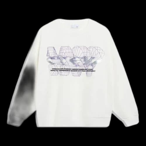 Li-Ning Counterflow Graphic Sweatshirt 'White'
