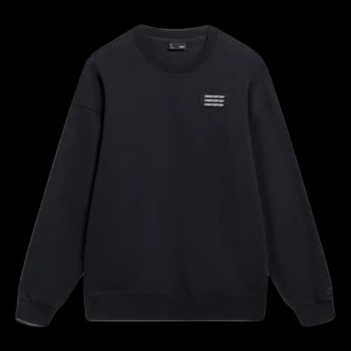 Li-Ning Counterflow Triple Logo Sweatshirt 'Black'