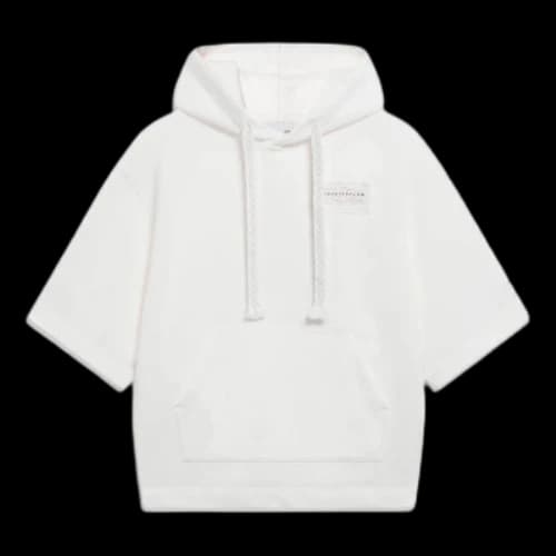 Li-Ning Counterflow Map Graphic Short Sleeve Hoodie 'White'