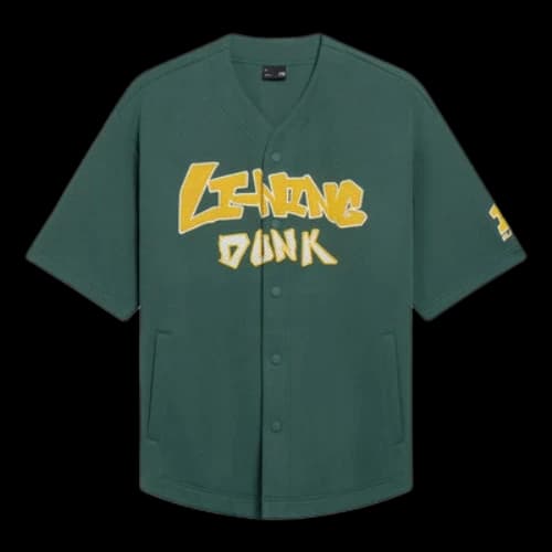 Li-Ning Hoops Graphic Loose Fit Shirt 'Green'