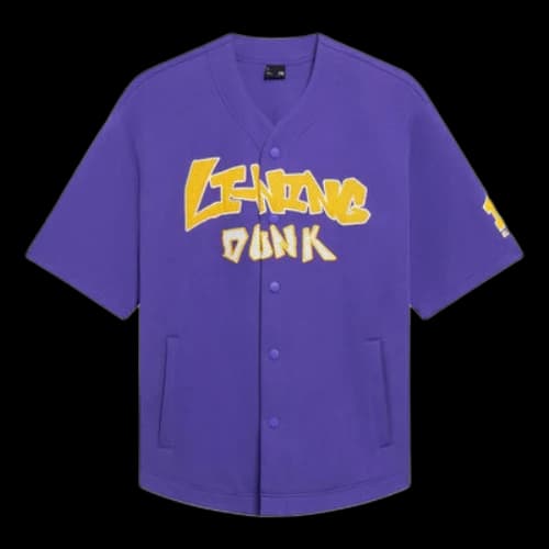 Li-Ning Hoops Graphic Loose Fit Shirt 'Purple'