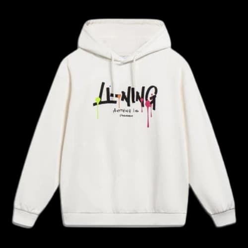 Li-Ning Anything Is Possible Graphic Hoodie 'Creamy White'