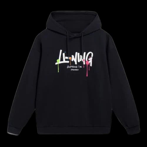 Li-Ning Anything Is Possible Graphic Hoodie 'Black'