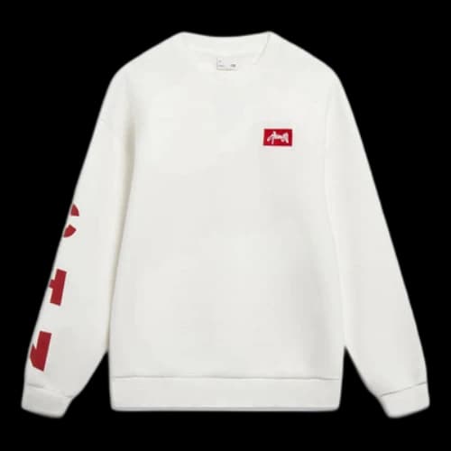 Li-Ning Embroidered Logo Sweatshirt 'Creamy White'
