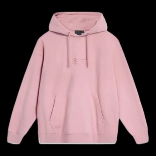 Li-Ning Embroidered Logo Hoodie 'Pink'