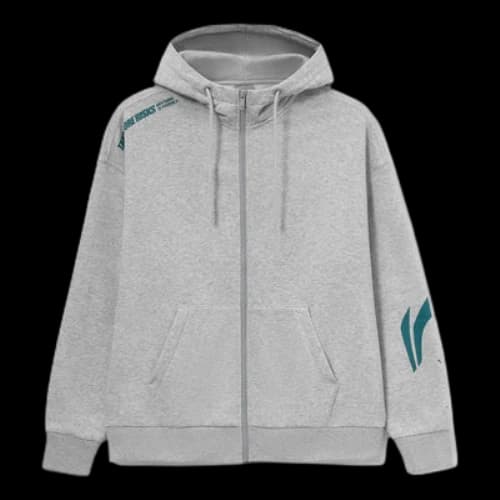 Li-Ning Graphic Hooded Jacket 'Grey'