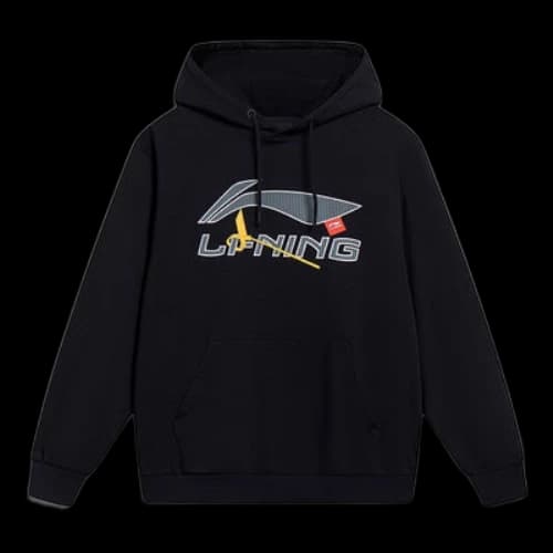 Li-Ning Essential Graphic Hoodie 'Black'