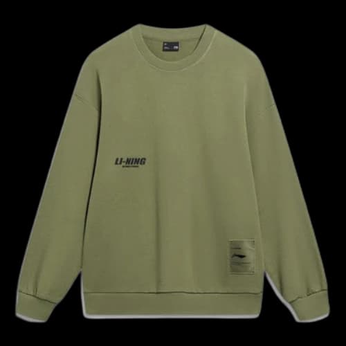 Li-Ning Anything Is Possible Graphic Sweatshirt 'Olive Green'