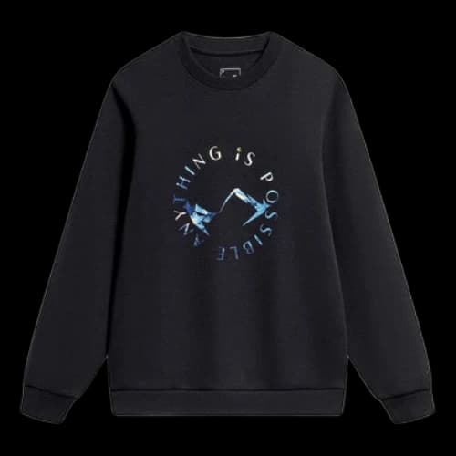 Li-Ning Graphic Sweatshirt 'Black'