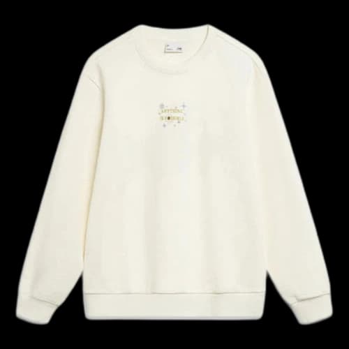 Li-Ning Floral Logo Sweatshirt 'Beige' (Women's)