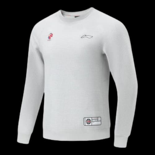 Li-Ning CBA Logo Basketball Sweatshirt 'Light Grey'