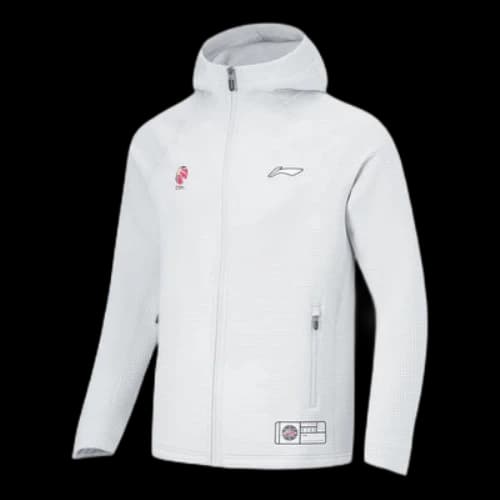 Li-Ning CBA Logo Printed Jacket 'White'