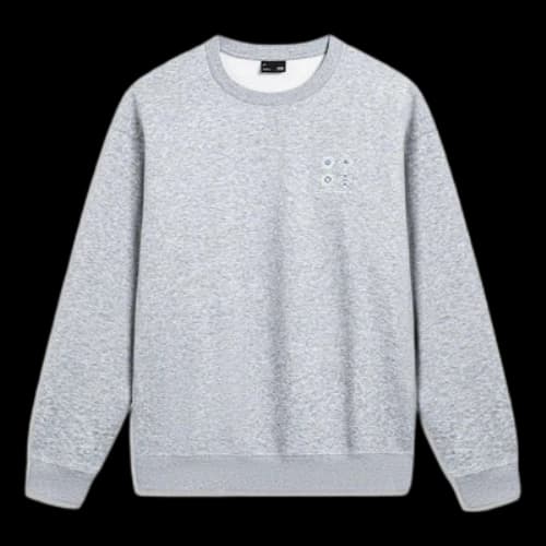 Li-Ning Chinese Culture Graphic Fleece Sweatshirt 'Grey'