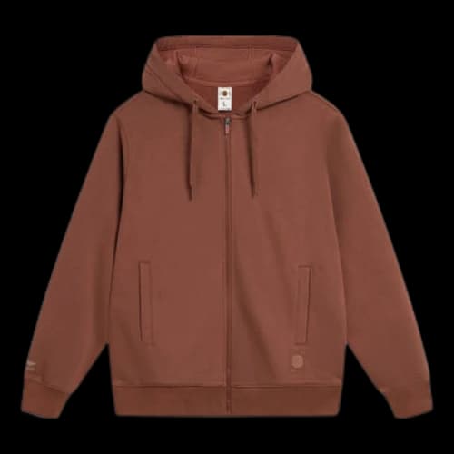 Li-Ning Chinese Color Full Zip Hooded Jacket 'Brown'