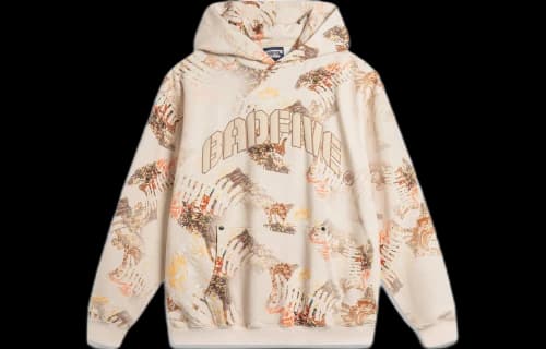 Li-Ning BadFive All-Over Print Hoodie 'Khaki'