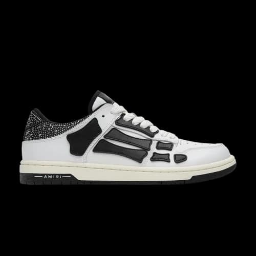 AMIRI Skel Top Low White Black Crystal (Women's)