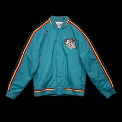 Mitchell & Ness NBA Authentic Detroit Pistons 1997-98 Warm Up Jacket 'Teal'
