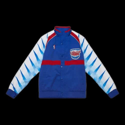 Mitchell & Ness NBA Authentic New Jersey Nets 1990-91 Jacket 'Blue Red'