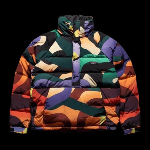 Awake NY Puffer Pull Over With Snaps 'Multicolor'