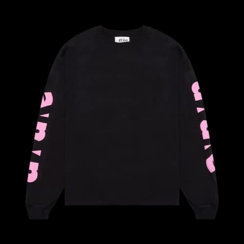 Awake NY Block Out Logo Long-Sleeve Tee 'Black'