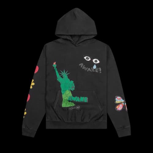 Awake NY x Stefan Meier Printed Hoodie 'Charcoal'
