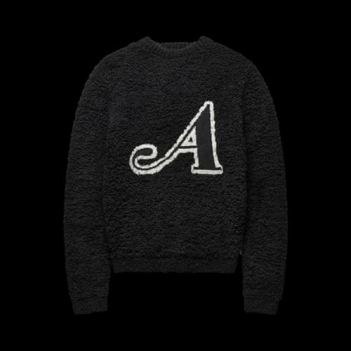 Awake NY Boucle A Crew Knit 'Black'