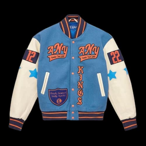 Awake NY Corazon Varsity Jacket 'Blue'
