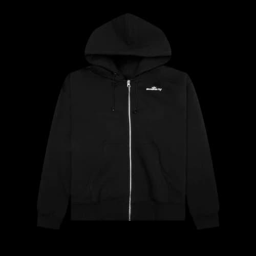 Awake NY Crown Logo Full Zip Hoodie 'Black'
