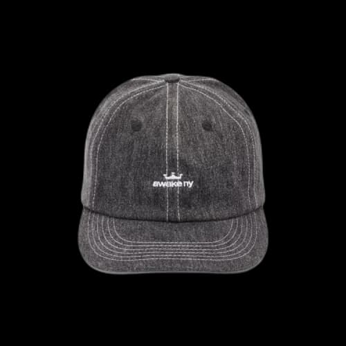 Awake NY Crown Logo Denim Hat 'Black'