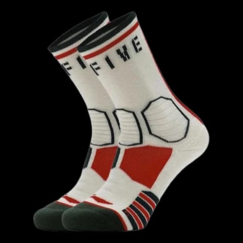 Li-Ning BadFive Mid Cut Basketball Socks 'Beige'