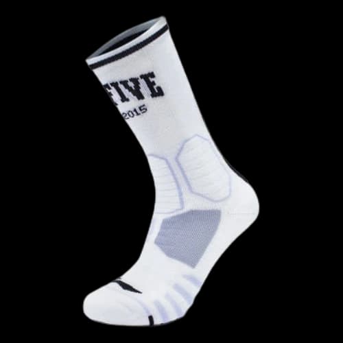 Li-Ning BadFive Mid Cut Basketball Socks 'White'