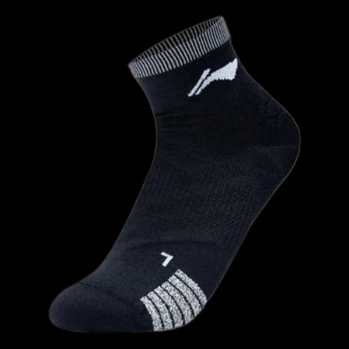 Li-Ning Logo Mid Cut Socks 'Black'