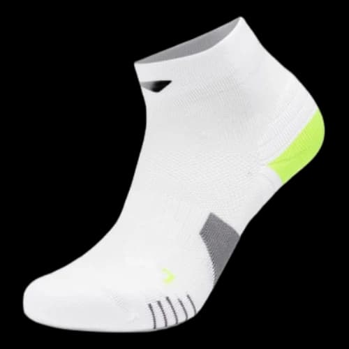 Li-Ning Cushion Ankle Socks 'White Grey Green'