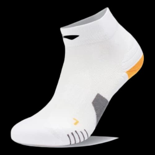 Li-Ning Cushion Ankle Socks 'White Yellow'