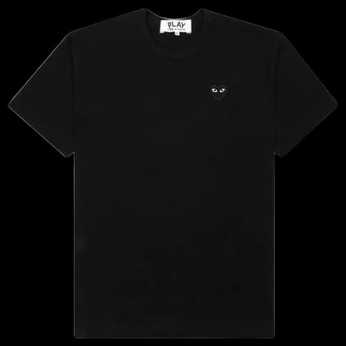 Comme des Garcons Play Women's Black Emblem T-shirt Black