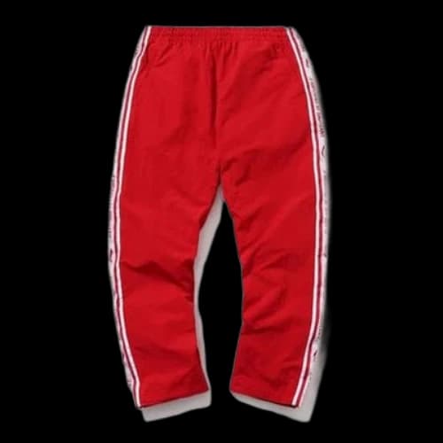 Li-Ning Logo Track Pants Paris Fashion Week 'Red White'