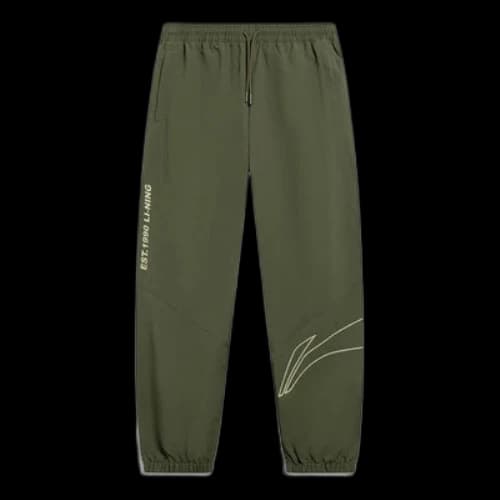 Li-Ning Graphic Joggers Pants 'Olive Green'