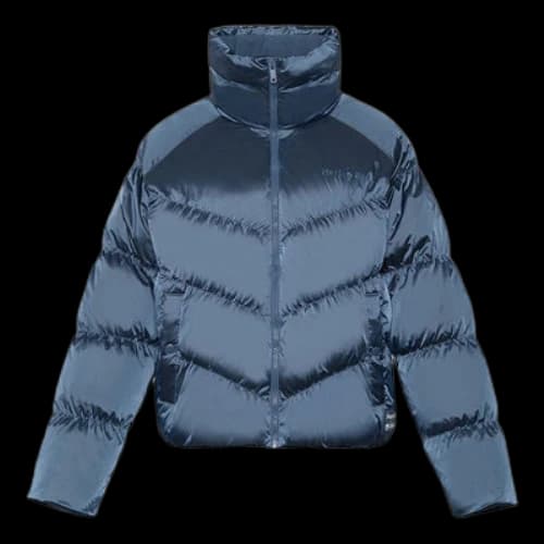 Li-Ning BadFive Short Puffer Jacket 'Dark Blue' (Women's)