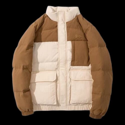 Li-Ning Logo Down Jacket 'Beige Brown'