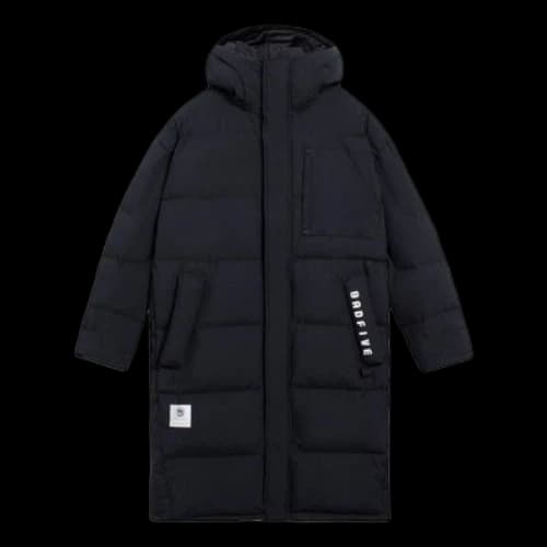 Li-Ning Sports Medium Long Down Jacket 'Black'