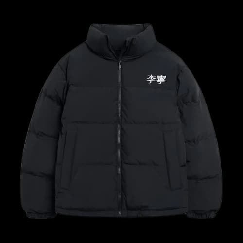 Li-Ning Graphic Color Block Down Jacket 'Black'