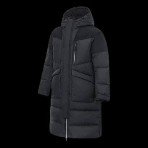 Li-Ning Winter Warm Long Down Jacket 'Black'