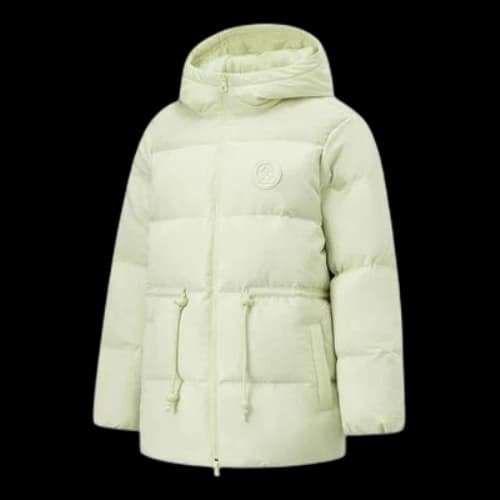 Li-Ning Warm Hooded Down Jacket 'Green' (Women's)