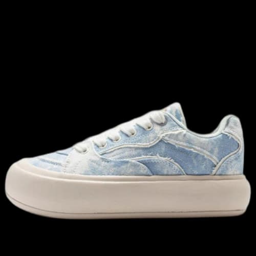 Li-Ning Puff Platform 'Denim Blue Beige' (Women's)