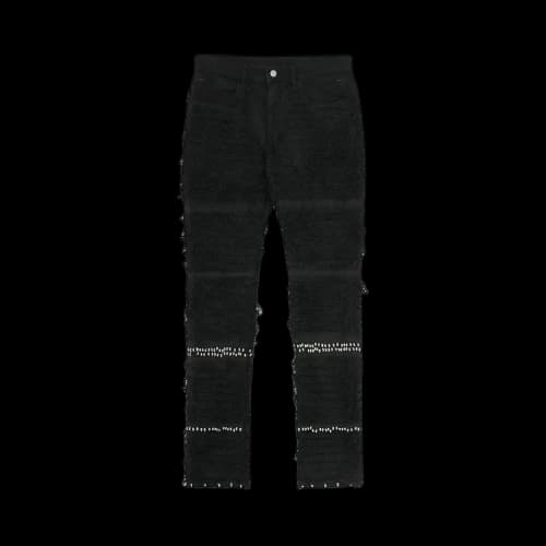 1017 ALYX 9SM Studded Blackmeans 6 Pocket Jeans 'Black'